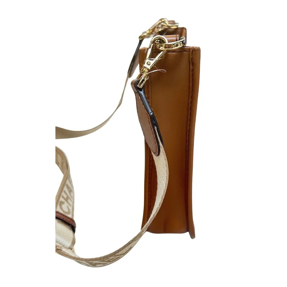 Michael Kors Briley Small Messenger Crossbody Bag MK Logo Lugg Multi 35S2G7BM1J - Picture 4 of 14